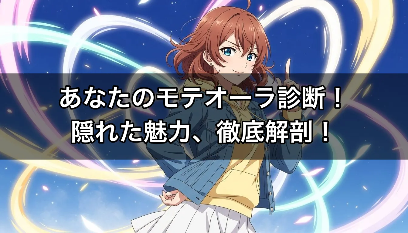 あなたのモテオーラ診断！隠れた魅力、徹底解剖！