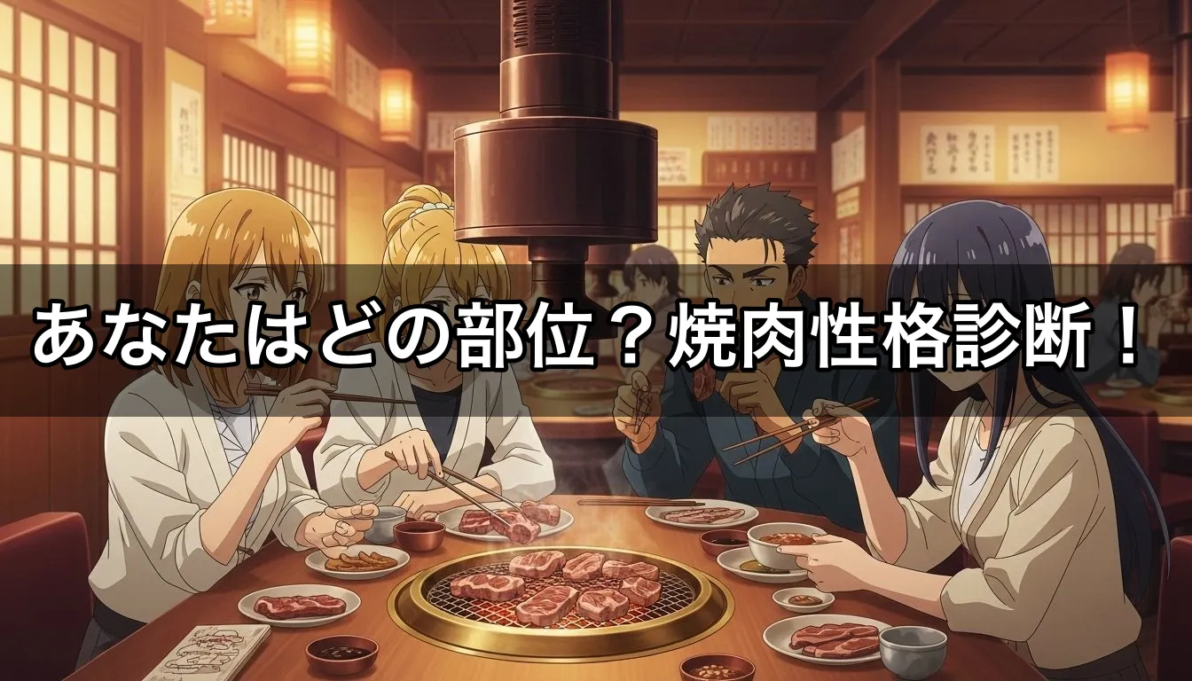 あなたはどの部位？焼肉性格診断！