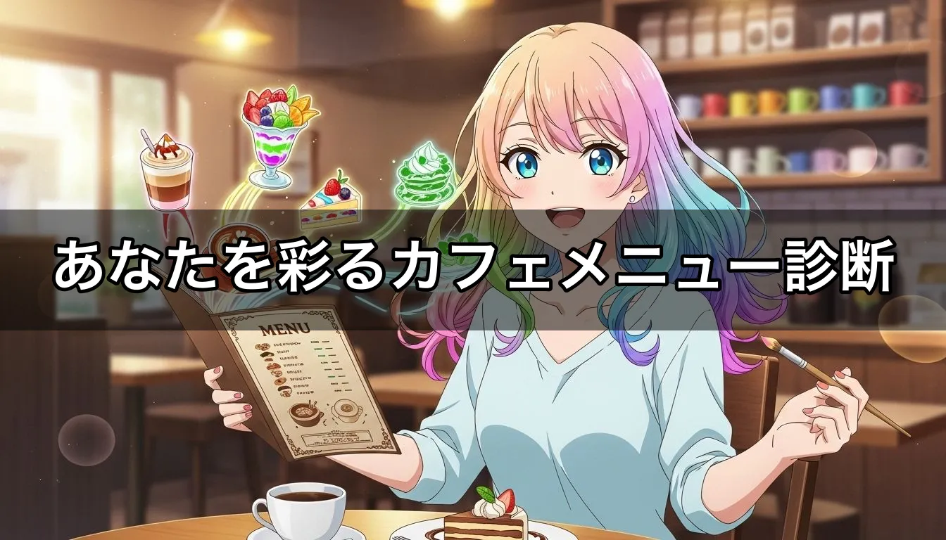 あなたを彩るカフェメニュー診断