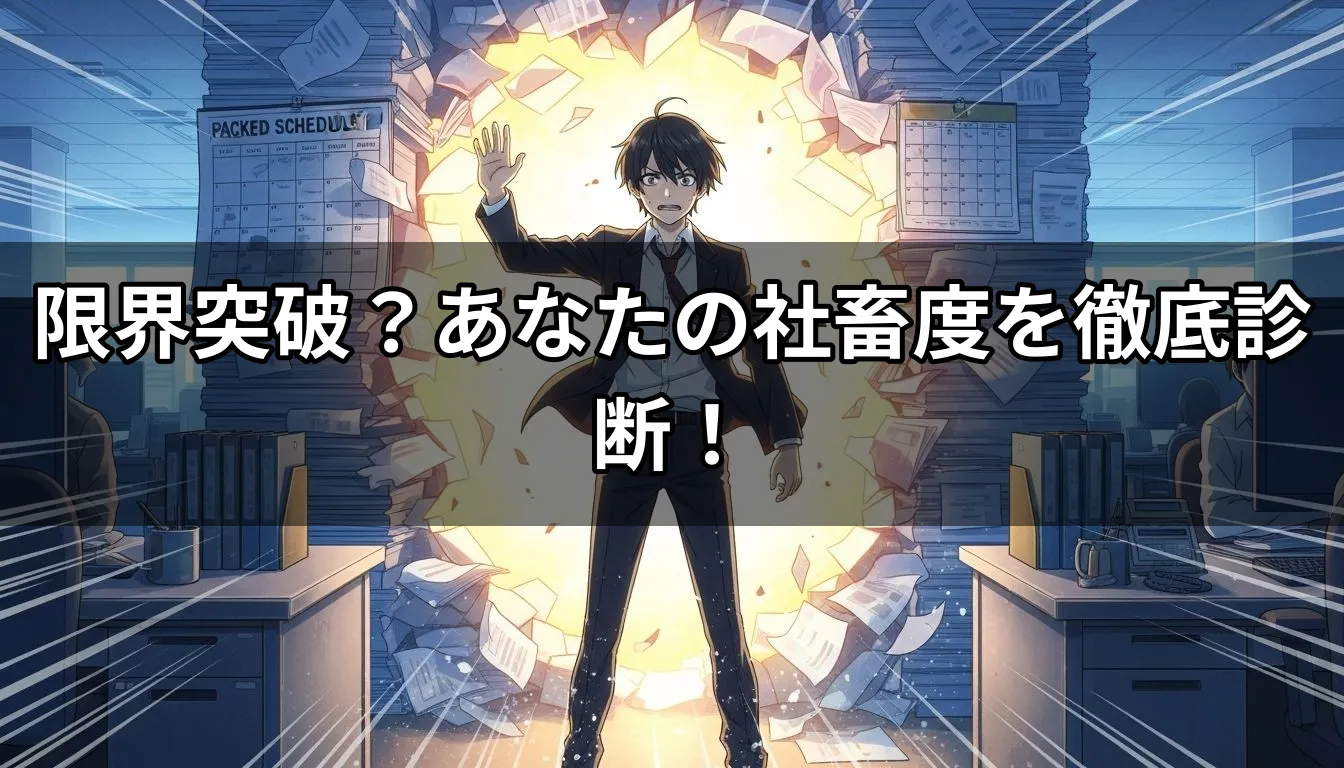 限界突破？あなたの社畜度を徹底診断！