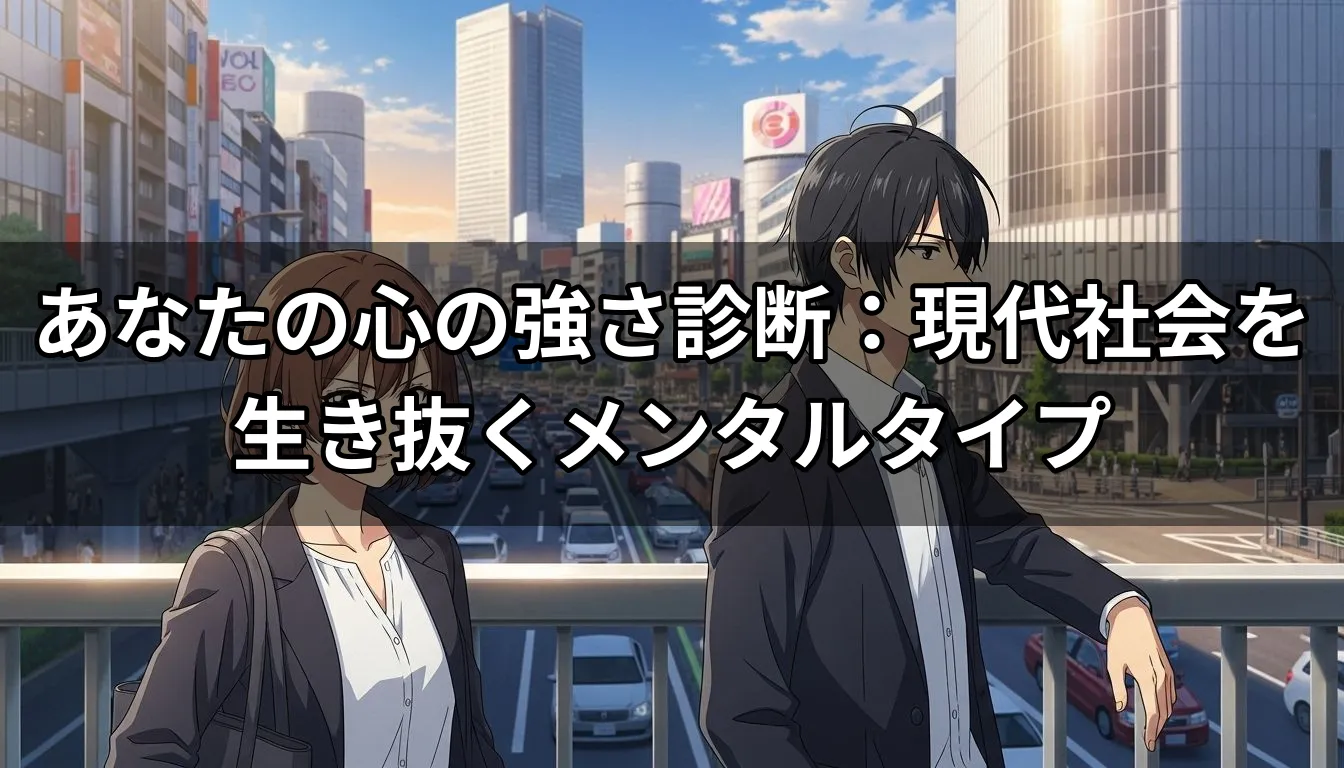 あなたの心の強さ診断：現代社会を生き抜くメンタルタイプ