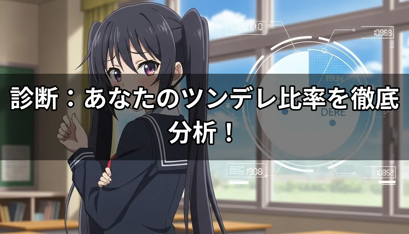 診断：あなたのツンデレ比率を徹底分析！