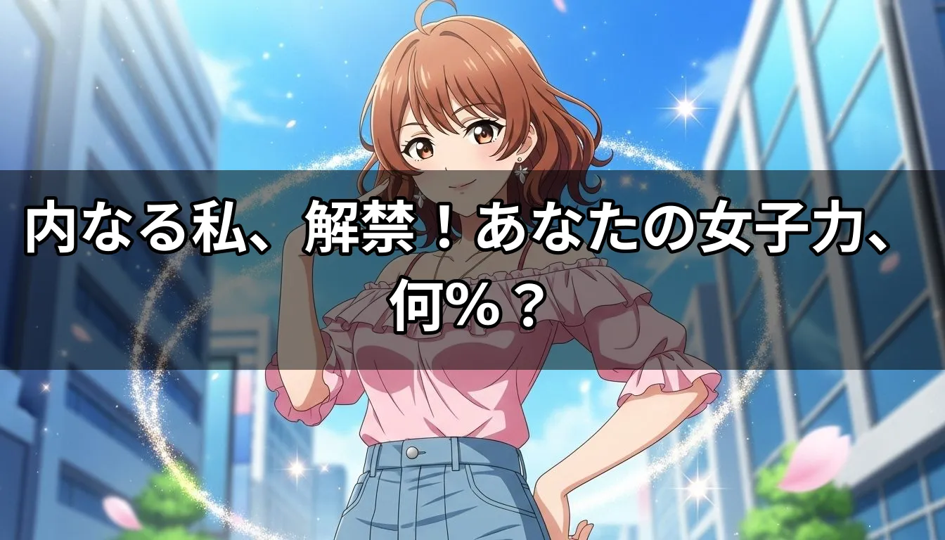内なる私、解禁！あなたの女子力、何%？