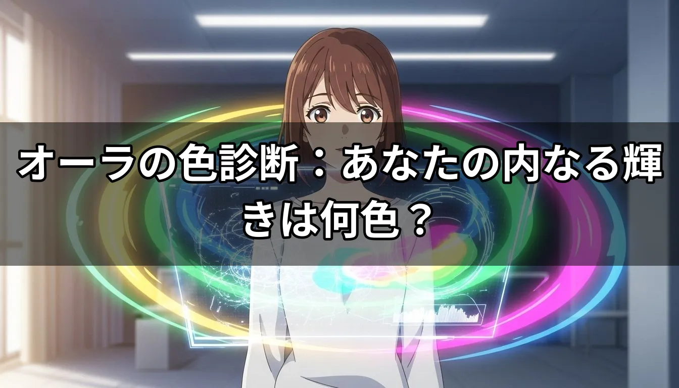オーラの色診断：あなたの内なる輝きは何色？