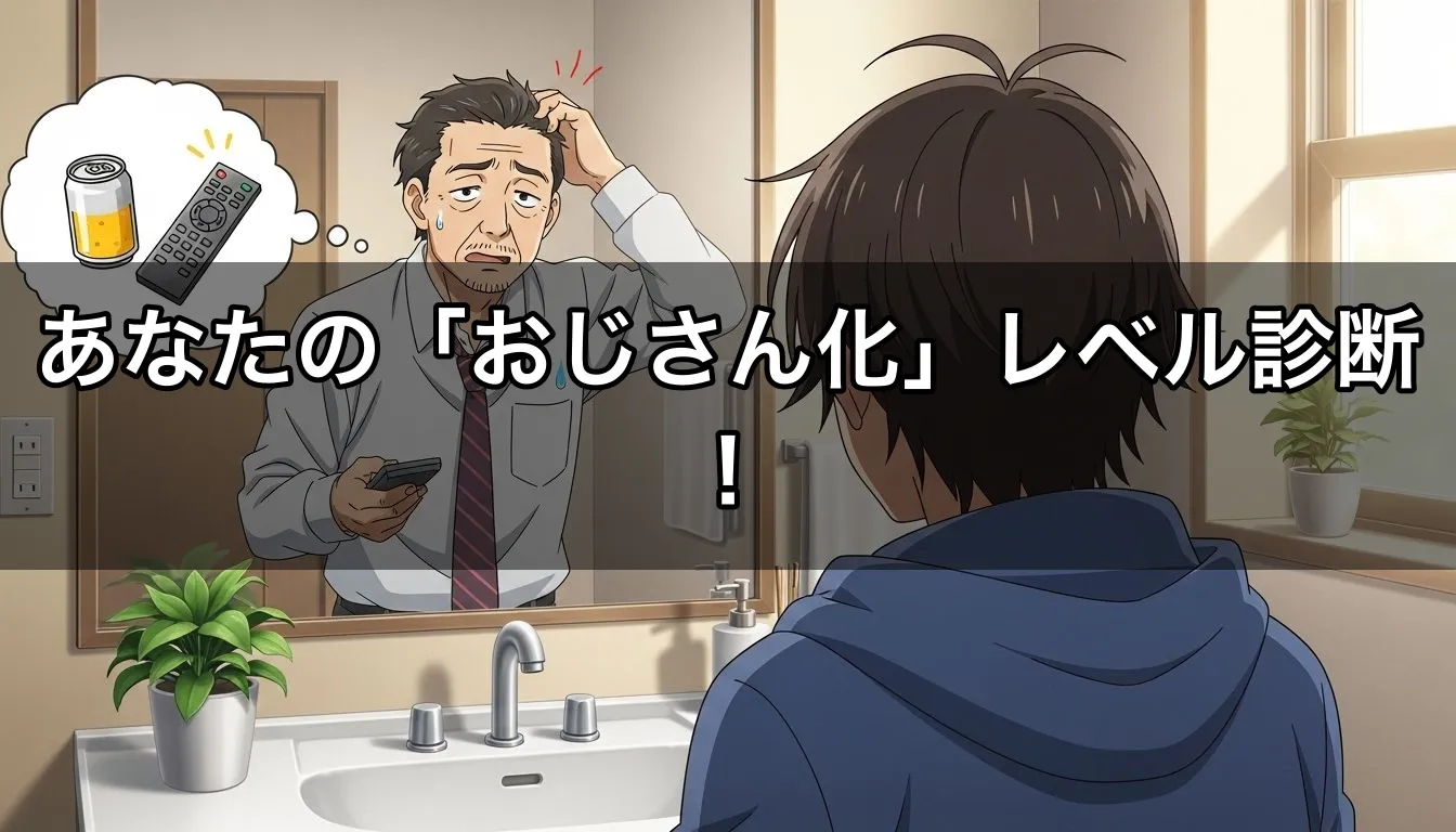 あなたの「おじさん化」レベル診断！