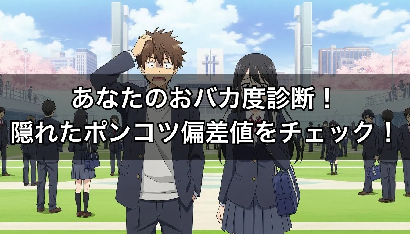 あなたのおバカ度診断！隠れたポンコツ偏差値をチェック！