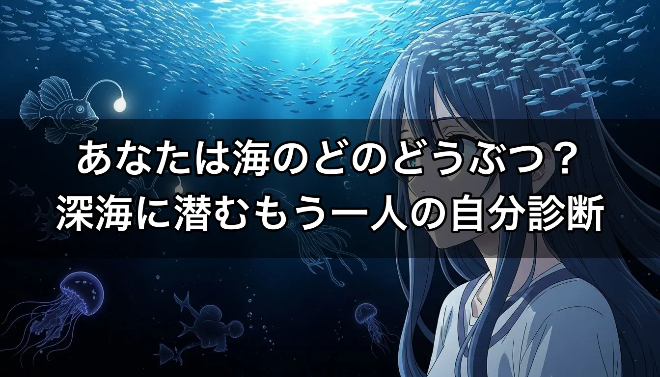 あなたは海のどのどうぶつ？深海に潜むもう一人の自分診断