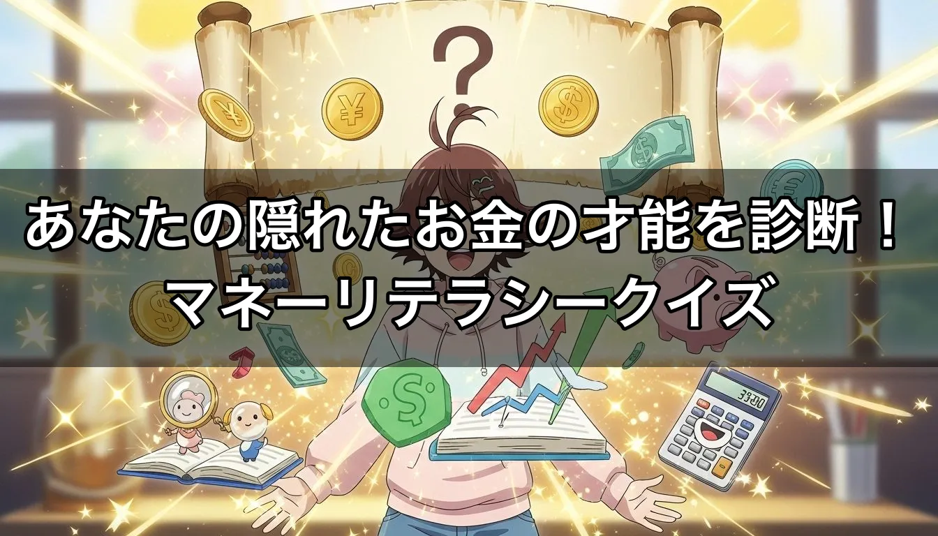 あなたの隠れたお金の才能を診断！マネーリテラシークイズ
