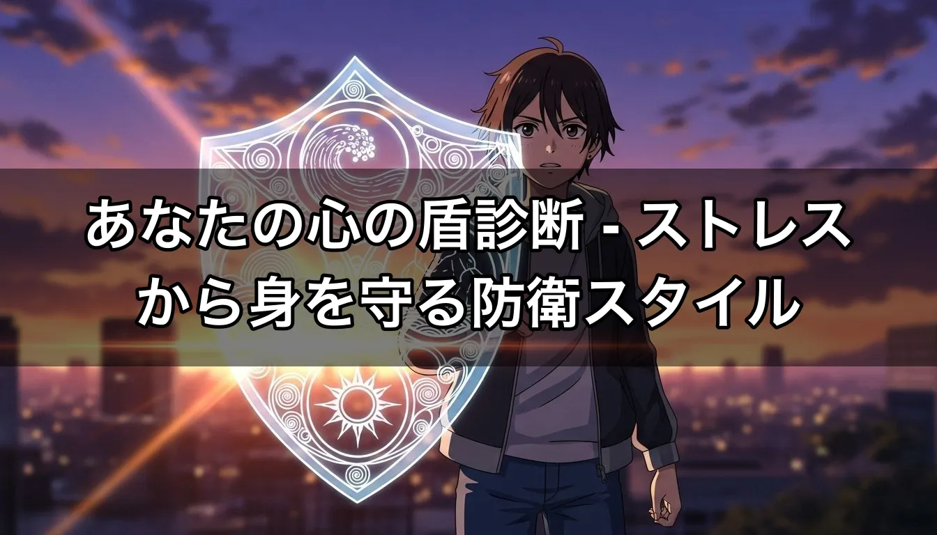 あなたの心の盾診断 - ストレスから身を守る防衛スタイル