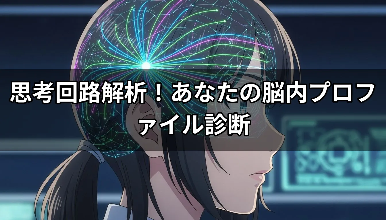 思考回路解析！あなたの脳内プロファイル診断