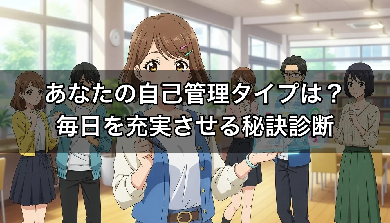 あなたの自己管理タイプは？毎日を充実させる秘訣診断