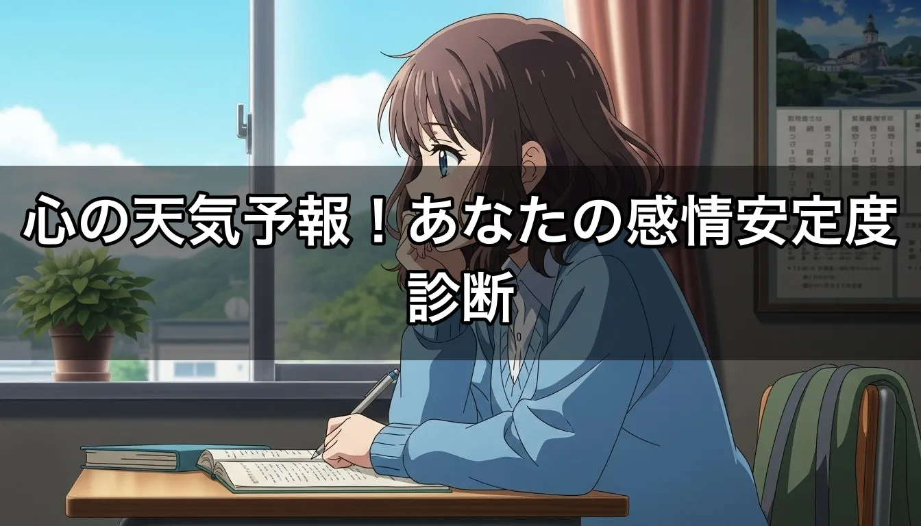 心の天気予報！あなたの感情安定度診断