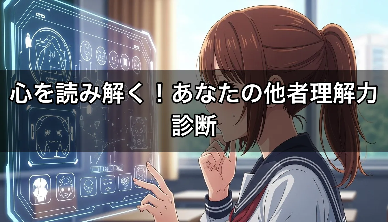 心を読み解く！あなたの他者理解力診断