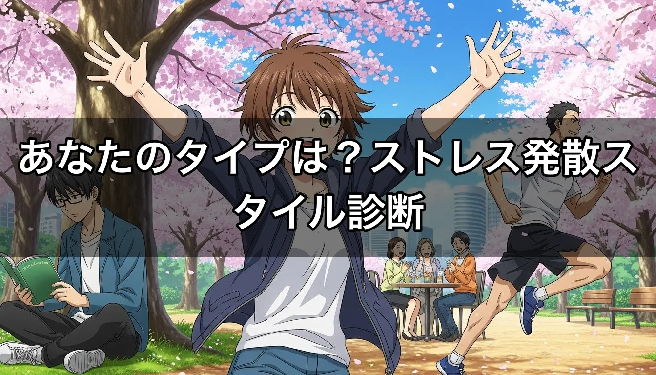 あなたのタイプは？ストレス発散スタイル診断