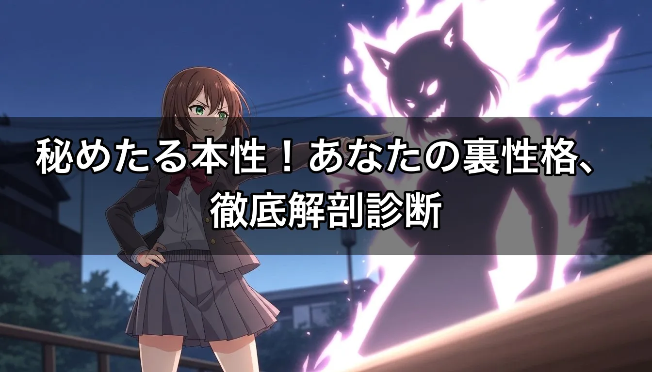 あなたの裏性格、実は〇〇だった？ 潜在意識診断