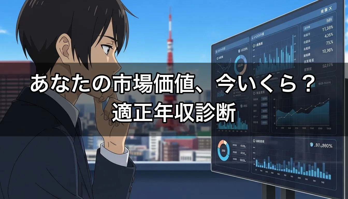 あなたの市場価値、今いくら？ 適正年収診断