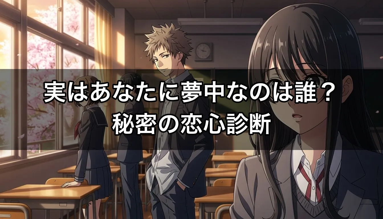 実はあなたに夢中なのは誰？ 秘密の恋心診断