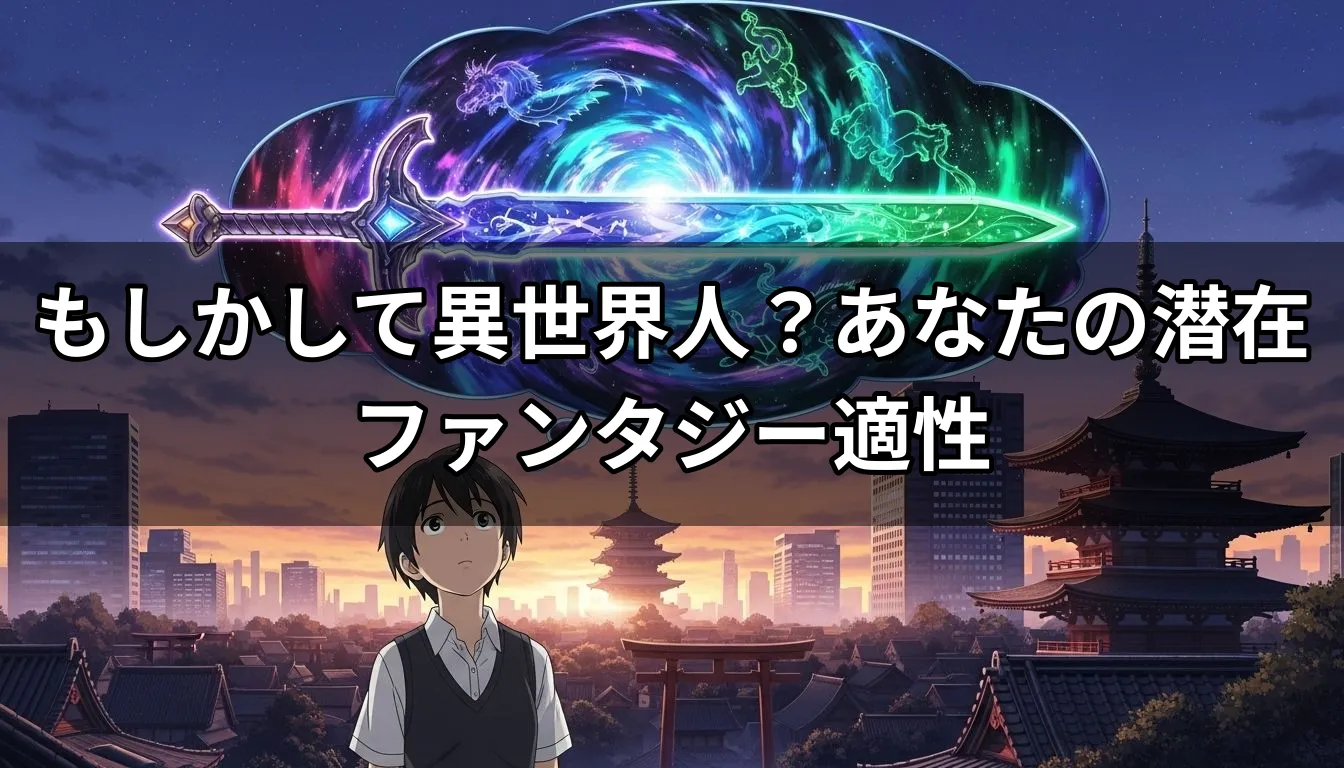 もしかして異世界人？あなたの潜在ファンタジー適性