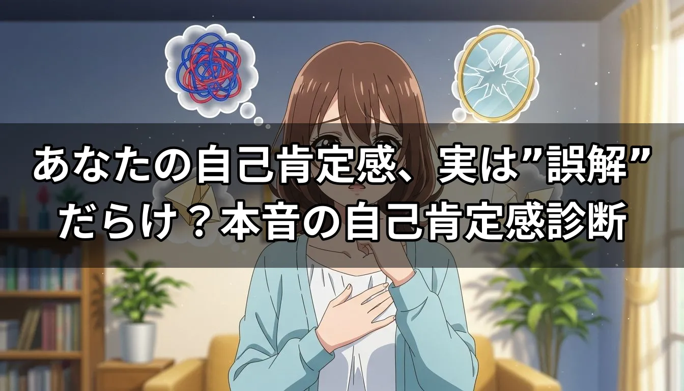 あなたの自己肯定感、実は”誤解”だらけ？本音の自己肯定感診断