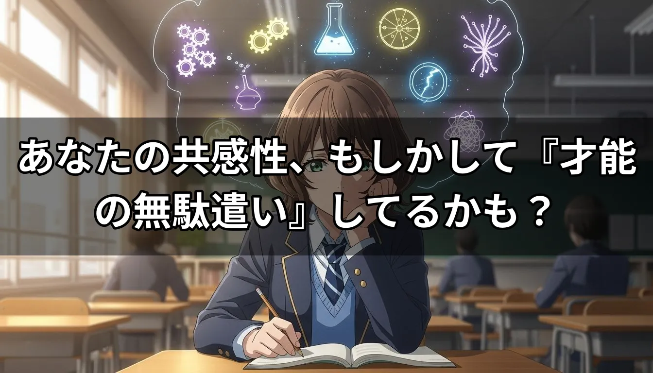 あなたの共感性、もしかして『才能の無駄遣い』してるかも？