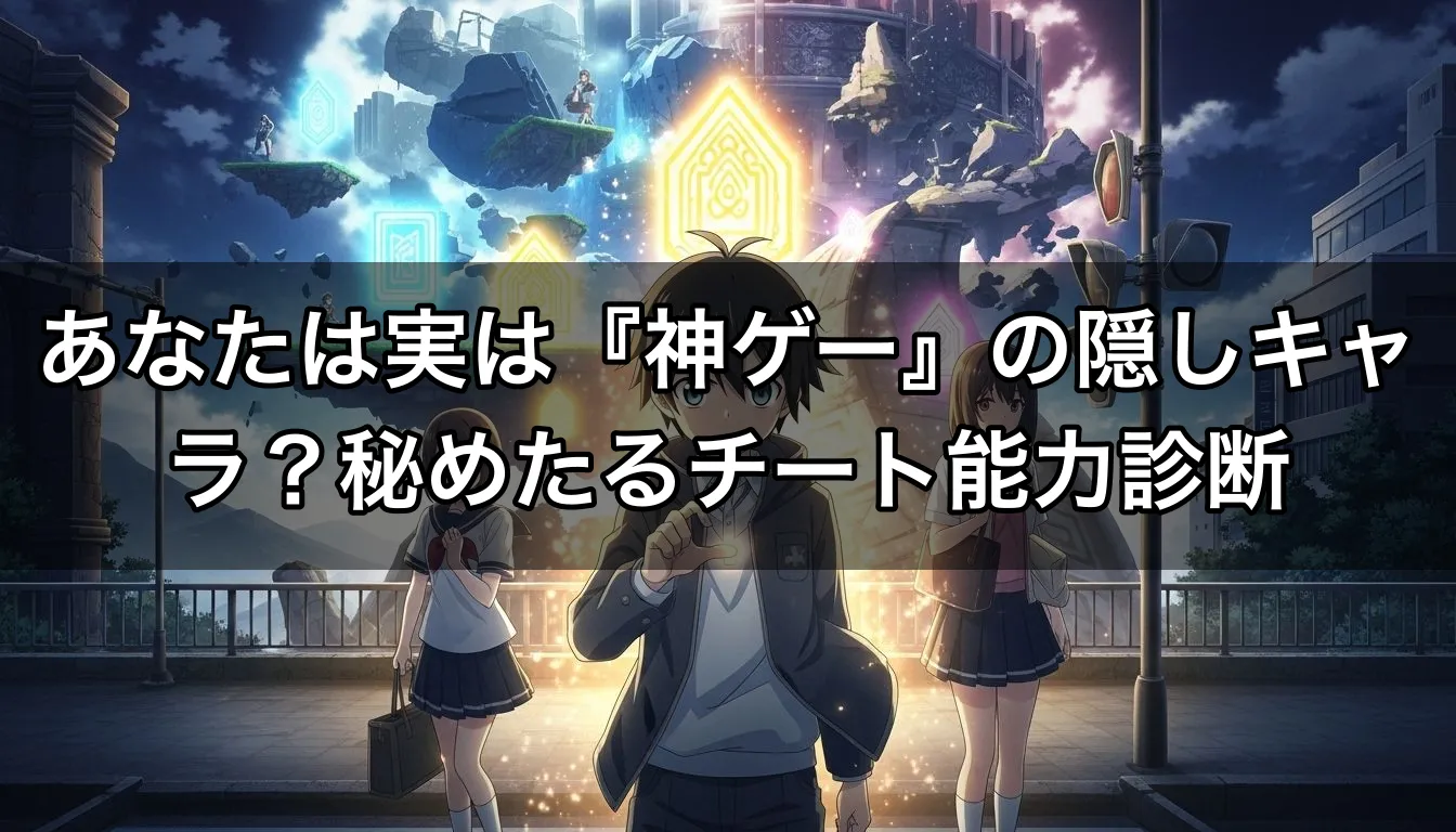 あなたは実は『神ゲー』の隠しキャラ？秘めたるチート能力診断