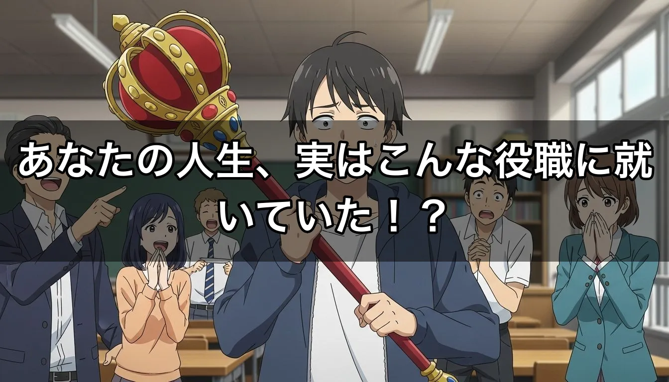 あなたの人生、実はこんな役職に就いていた！？