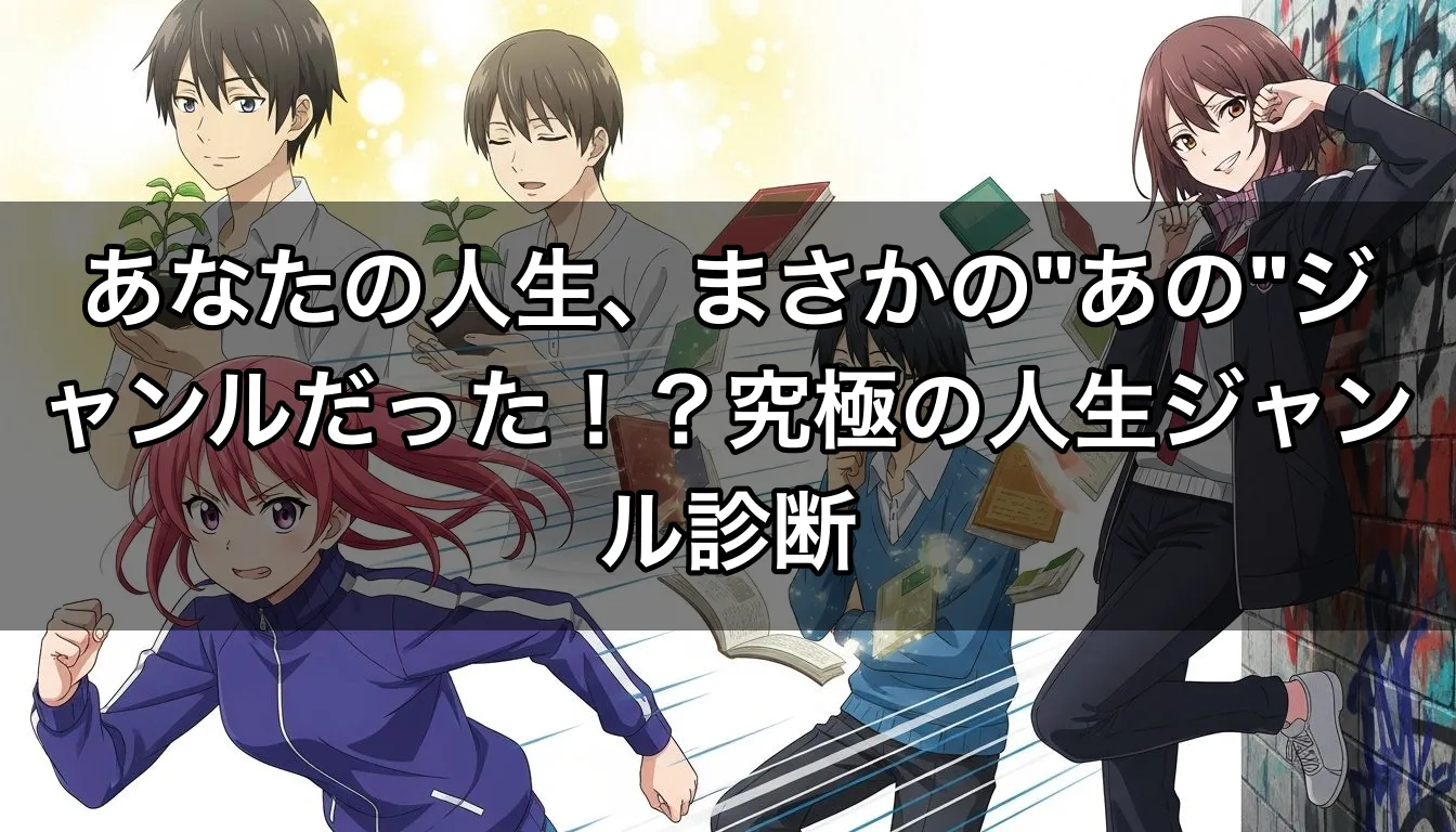あなたの人生、まさかの"あの"ジャンルだった！？究極の人生ジャンル診断