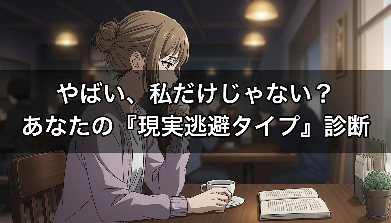 やばい、私だけじゃない？あなたの『現実逃避タイプ』診断