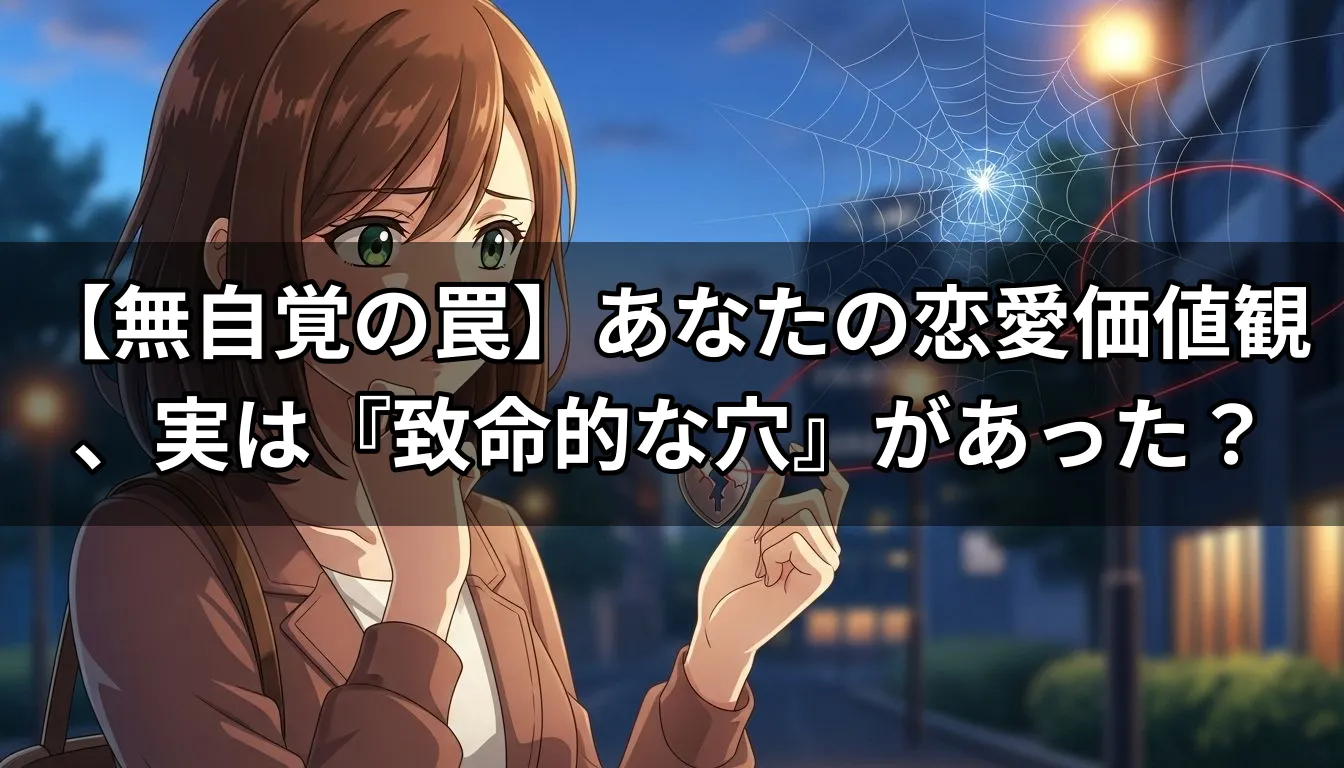 【無自覚の罠】あなたの恋愛価値観、実は『致命的な穴』があった？