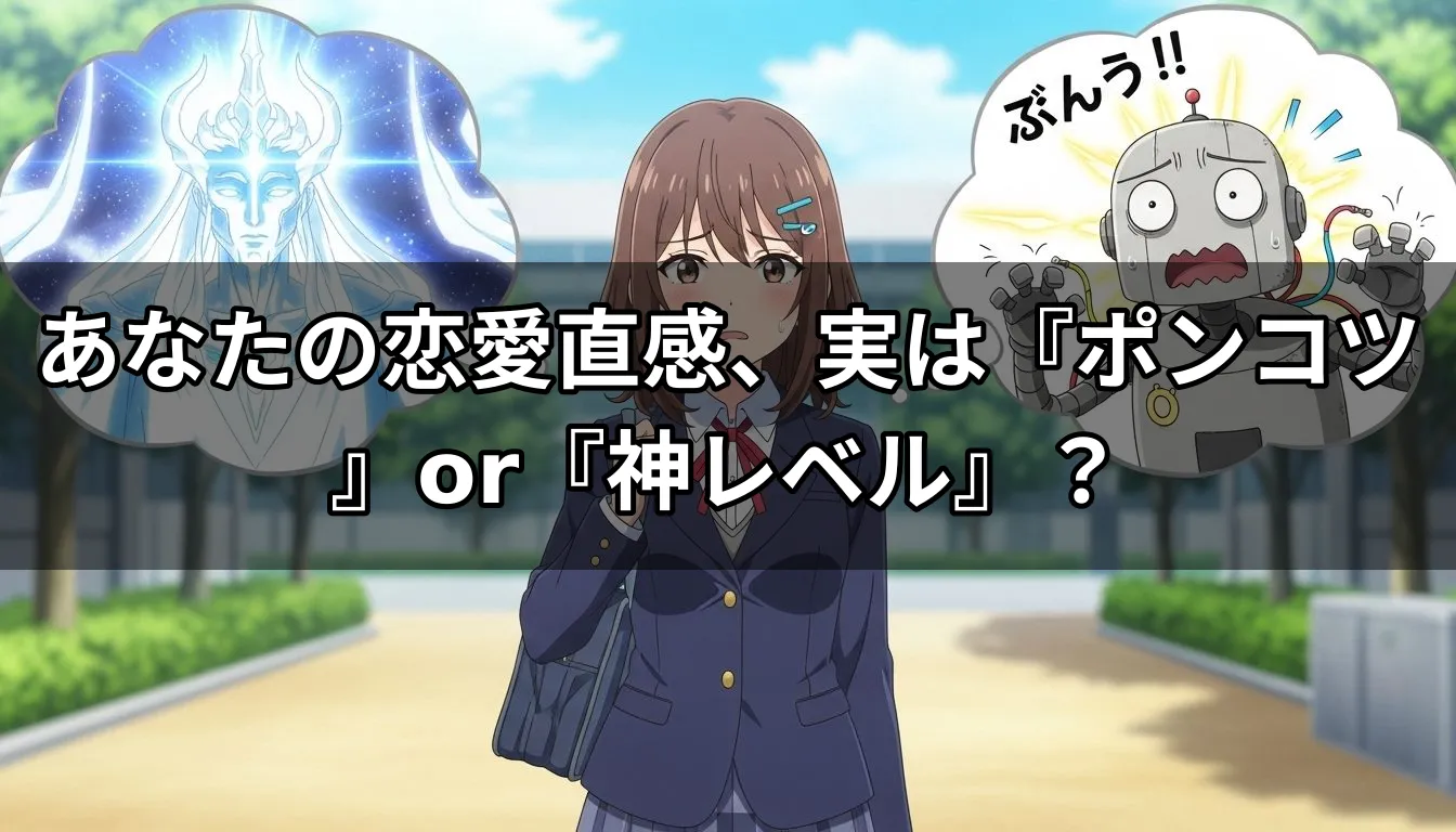 あなたの恋愛直感、実は『ポンコツ』or『神レベル』？
