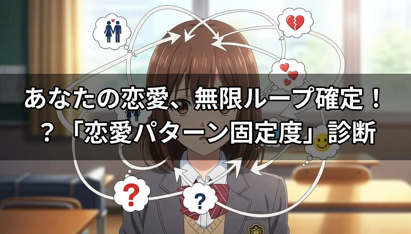 あなたの恋愛、無限ループ確定！？「恋愛パターン固定度」診断