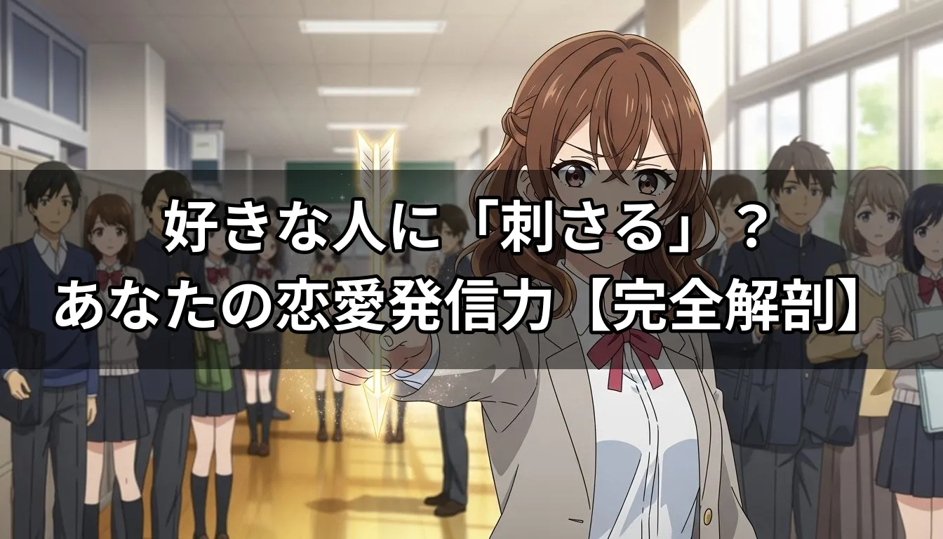 好きな人に「刺さる」？あなたの恋愛発信力【完全解剖】