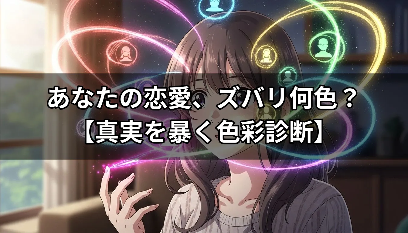 あなたの恋愛、ズバリ何色？【真実を暴く色彩診断】