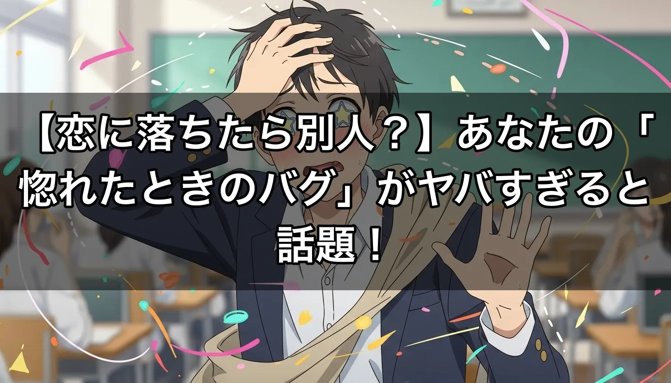 【恋に落ちたら別人？】あなたの「惚れたときのバグ」がヤバすぎると話題！