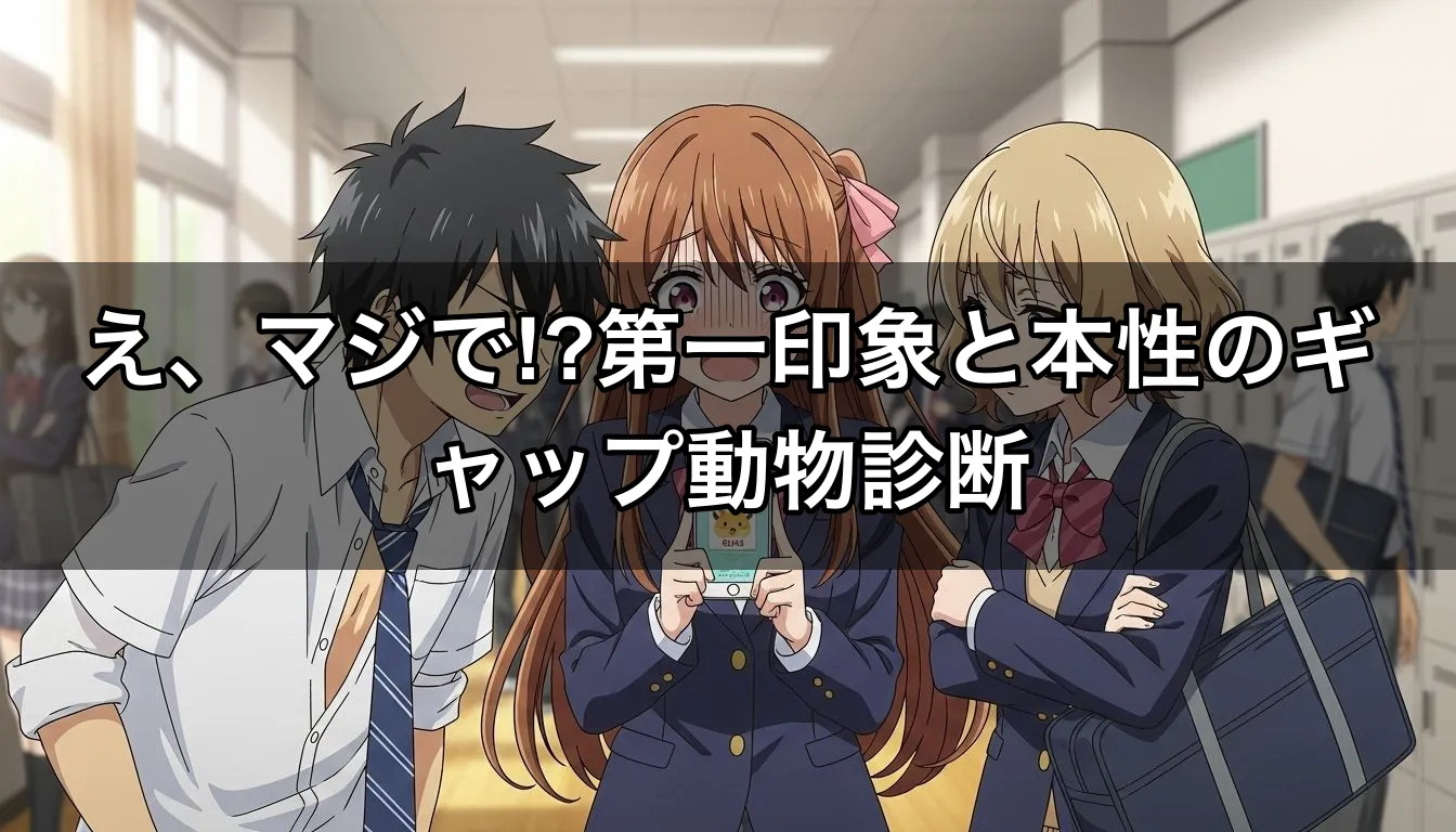 え、マジで!?第一印象と本性のギャップ動物診断