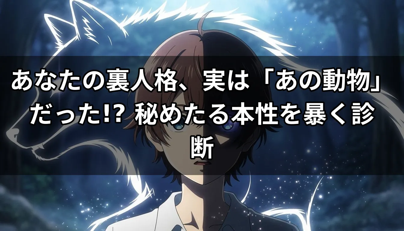 あなたの裏人格、実は「あの動物」だった!? 秘めたる本性を暴く診断