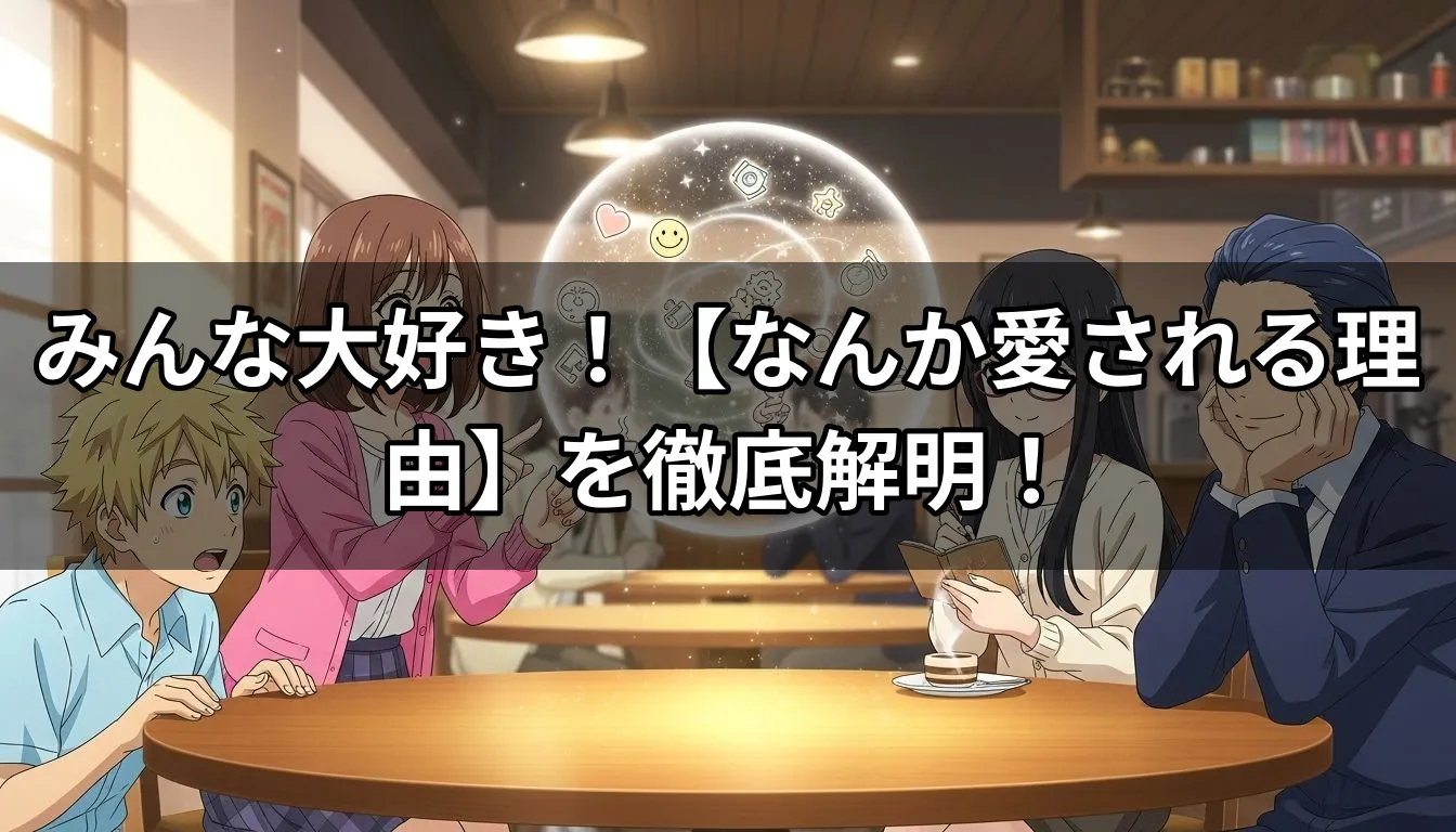 みんな大好き！【なんか愛される理由】を徹底解明！