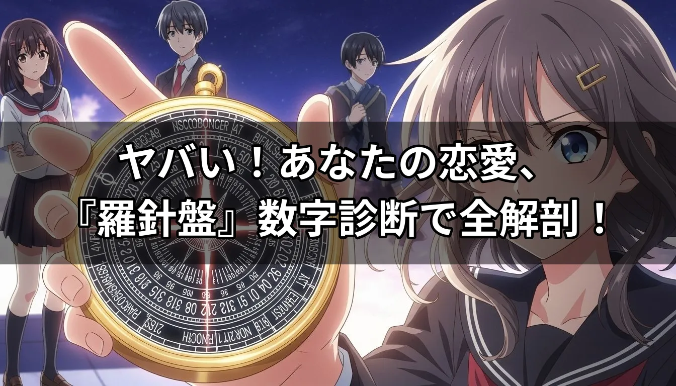ヤバい！あなたの恋愛、『羅針盤』数字診断で全解剖！