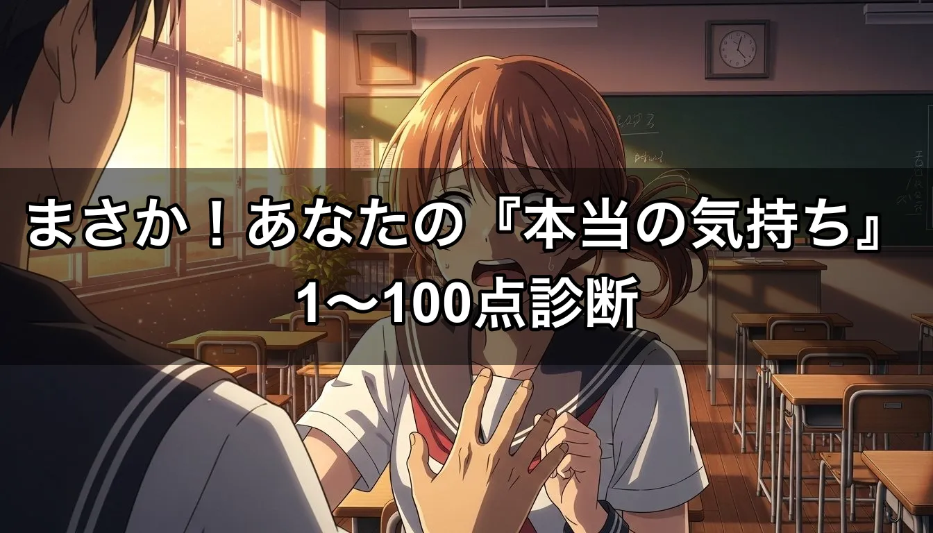 まさか！あなたの『本当の気持ち』1〜100点診断