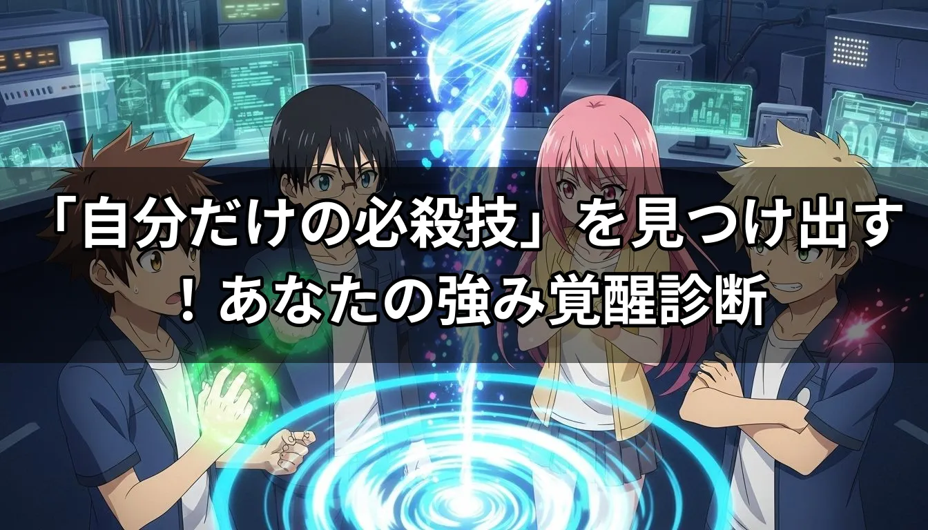 「自分だけの必殺技」を見つけ出す！あなたの強み覚醒診断