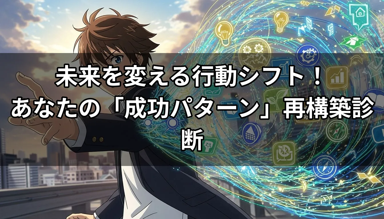未来を変える行動シフト！あなたの「成功パターン」再構築診断