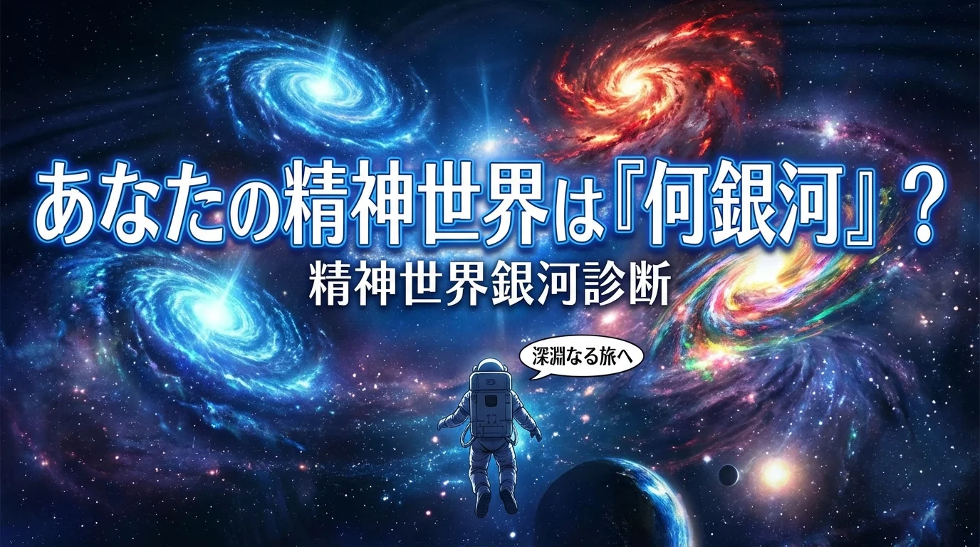 【深淵なる旅へ】あなたの精神世界は『何銀河』？ 精神世界銀河診断