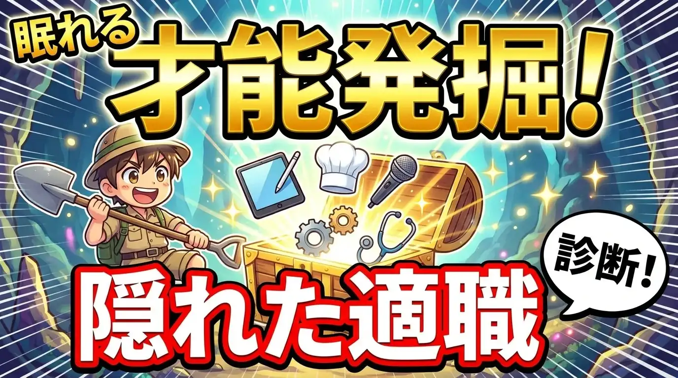 眠れる才能発掘！あなたの隠れた適職診断