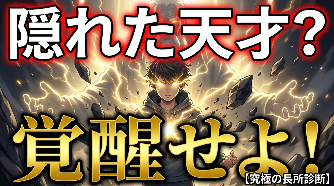 あなたは隠れた天才？眠れる才能を覚醒させる【究極の長所発見診断】