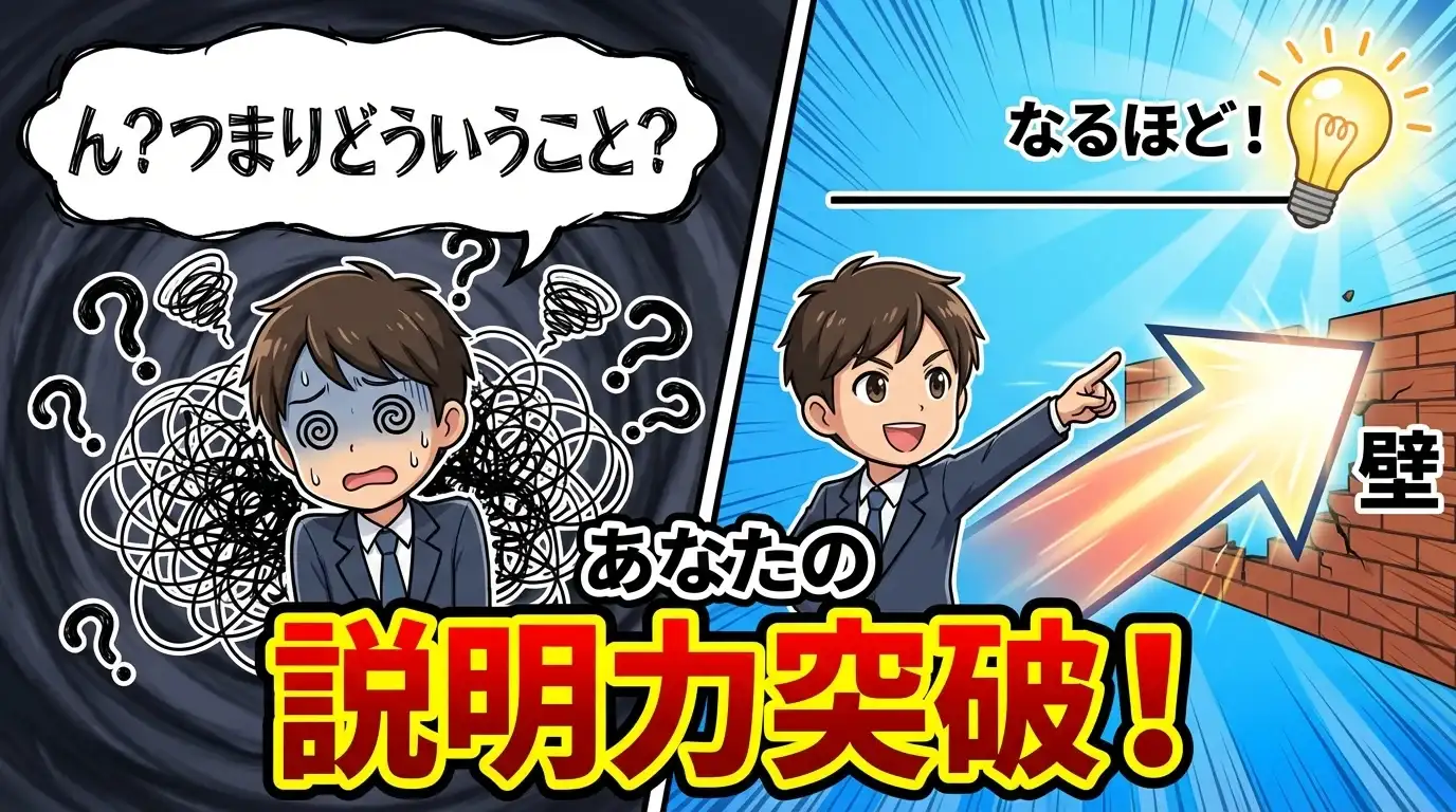 「ん？つまりどういうこと？」を撲滅！あなたの説明力突破診断