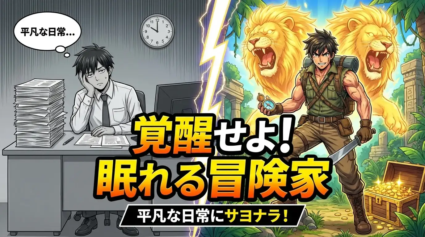 平凡な日常にサヨナラ！あなたの【眠れる冒険家】覚醒診断