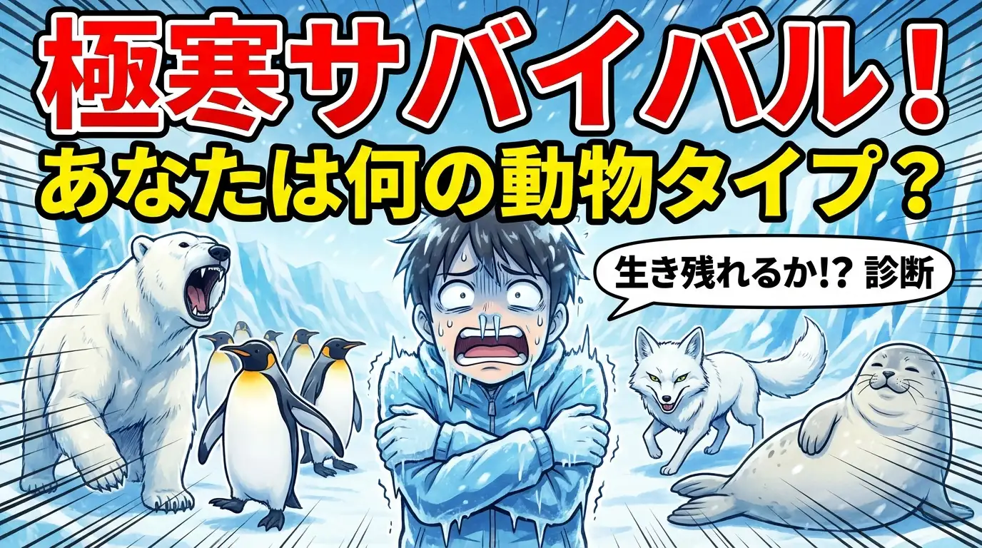 【極寒の世界サバイバル！】あなたが住むなら「どんな動物」タイプ？診断